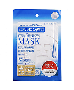 Japan Gals Pure5 Essence Hyaluronic Acid Mask - Маска с гиалуроновой кислотой 30 мл